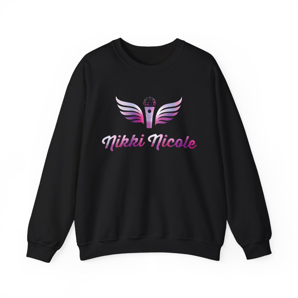 Nikki Nicole Purple Signature Logo Sweatshirt - alternate angle 4, merchandise